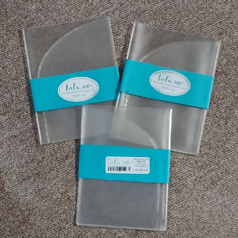 Frosted Plastic Secretary Pockets B6